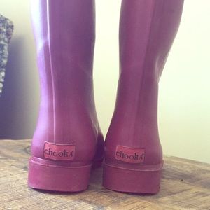 Chooka rain boots (fushia/pink)